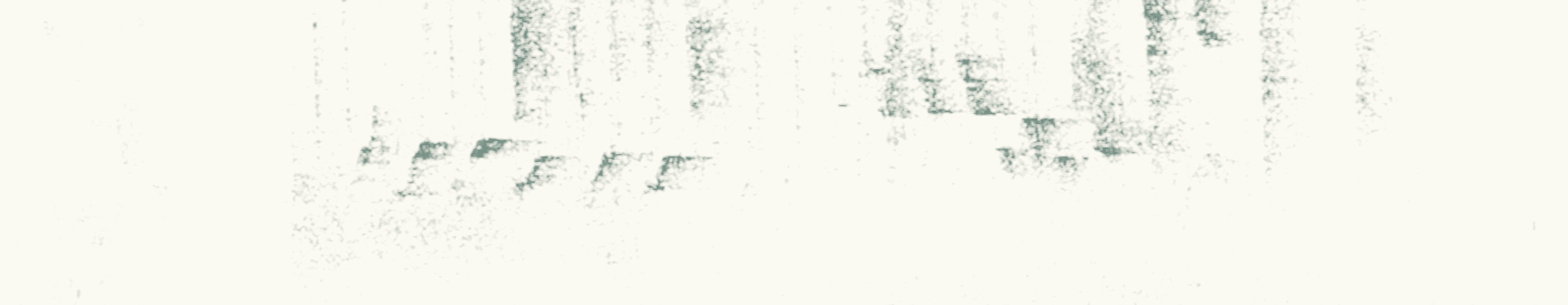 The same three seconds of a real recording twice: on top as the microphone got it, a distant bird sitting low against the background, and below after Spotter scales the window to a consistent peak, the same calls now standing well clear. Both flow past a fixed three second window where the model listens